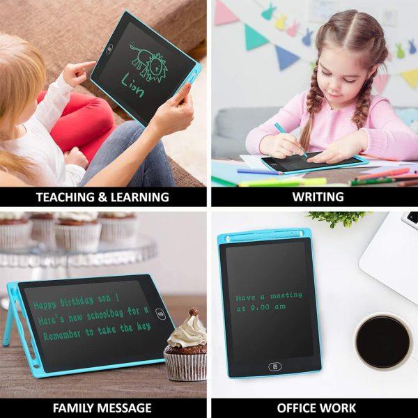 Compact and Durable 8.5-Inch LCD Writing Pad with Hardbound Design - Discountbazar