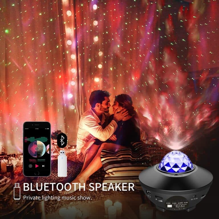 Projector Galaxy Night Light with Ocean Wave